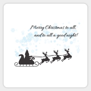 Holiday Collection - Santa & Reindeer Sticker